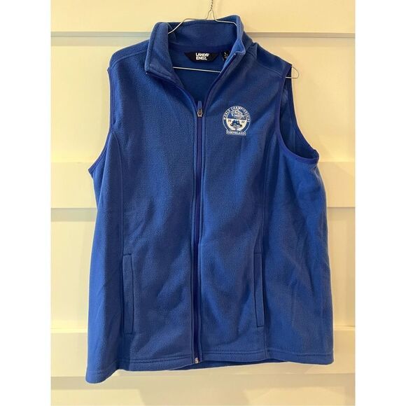 Lands End Blue Zipper Vest World Championship Breeders Cup Keeneland - Picture 8 of 11